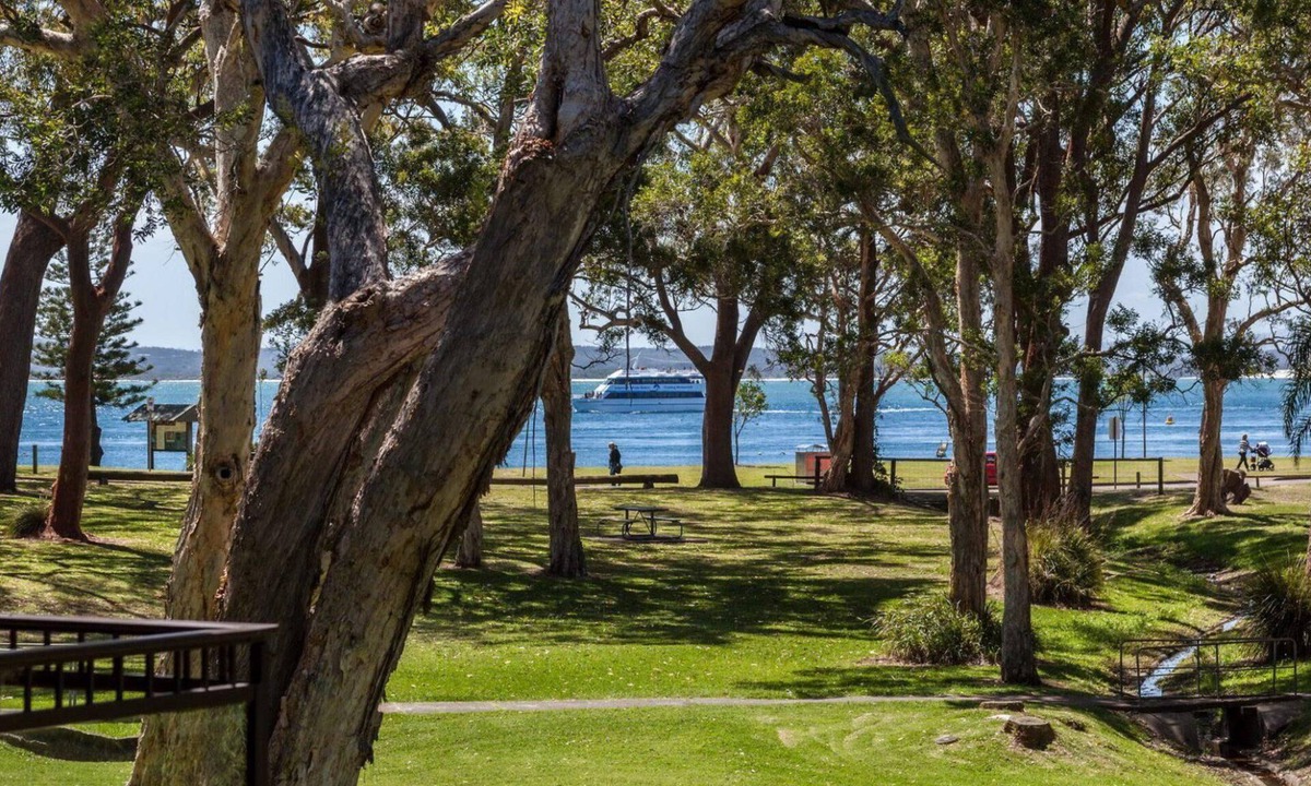 Nelson Bay Apartment | Bay Parklands, 28/2 Gowrie Ave - pool, tennis + stunning views