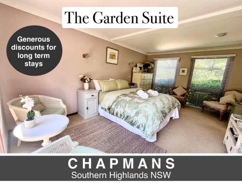 Moss Vale Bed & Breakfast | French Provincial The Garden Suite at Chapmans with Breakfast & Pets