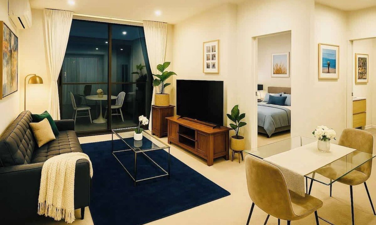 Caulfield North Apartment | Garden-View Apartment: Pool, Spa, Gym Access