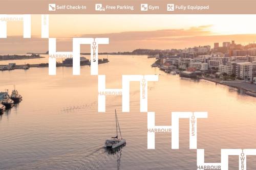 Wickham Apartment | Harbour Towers Apartments, Free Parking & Tram Access - Hello Newcastle Accommodations