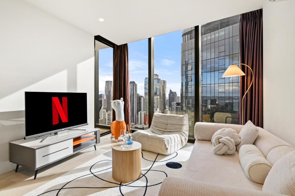 Melbourne Central Business District Apartment | Luxurious charming 2b apartment and Breathtaking views