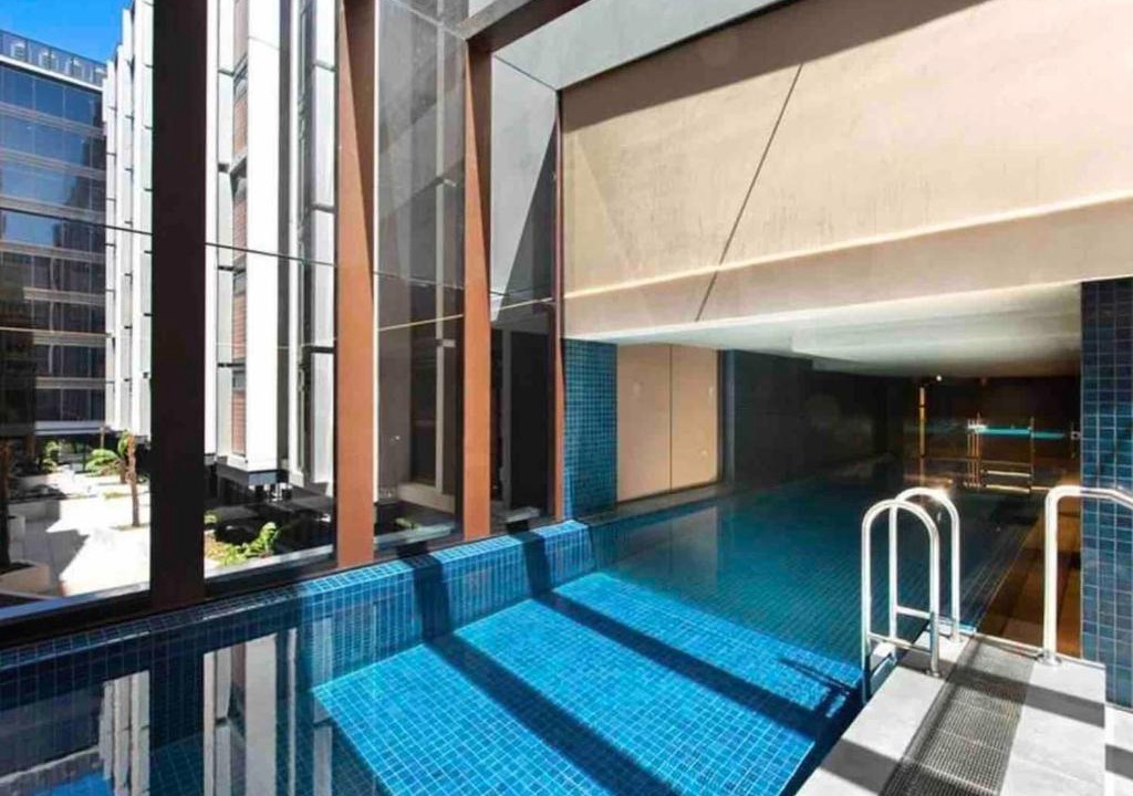 Braddon Apartment | Midnight Luxe 2BR 2Bath 508 L5 in the heart of Braddon Pool Sauna Gym 1 Secure Parking Space Wifi Wine