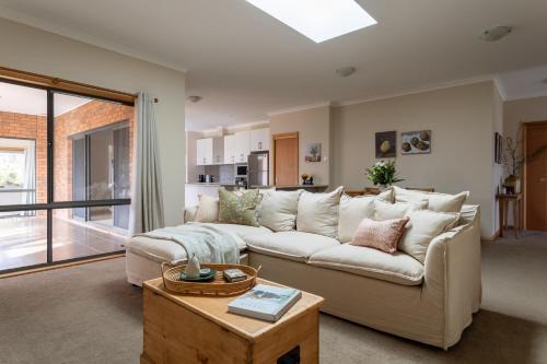 Koonya House | Norfolk Bay Retreat - views over the sea and vines