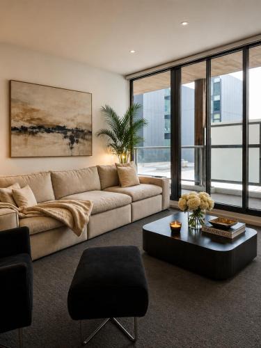 Port Melbourne Apartment | Port Melbourne Luxe Escape 2BR, 2BA, Pool, Balcony
