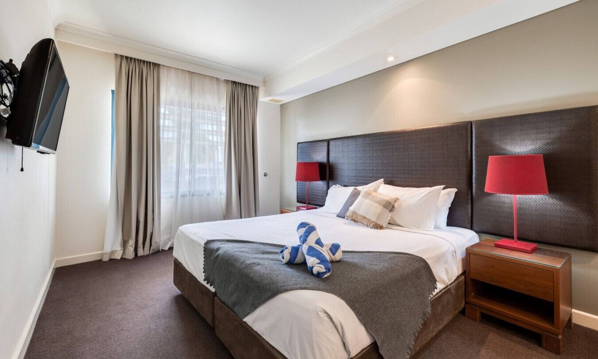 Darwin City Centre Apartment | Resort Style City View w/King Bed, Pool, Balcony