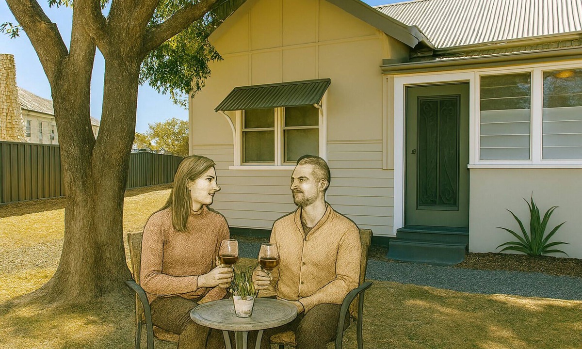 Stawell House | Retro house near Grampians with office+Netflix