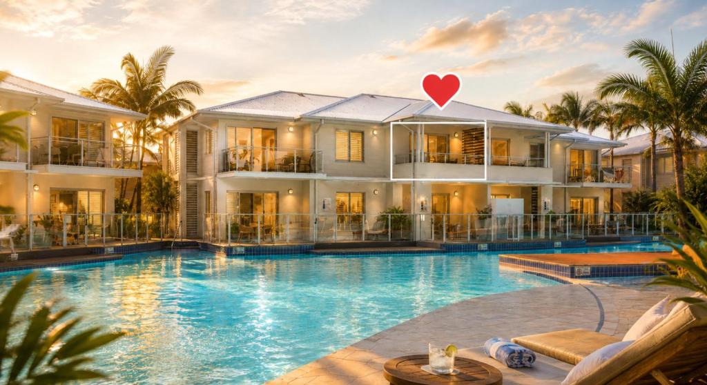 Salamander Bay Apartment | The Golden Palm - Luxury Renovated Resort Studio Apartment