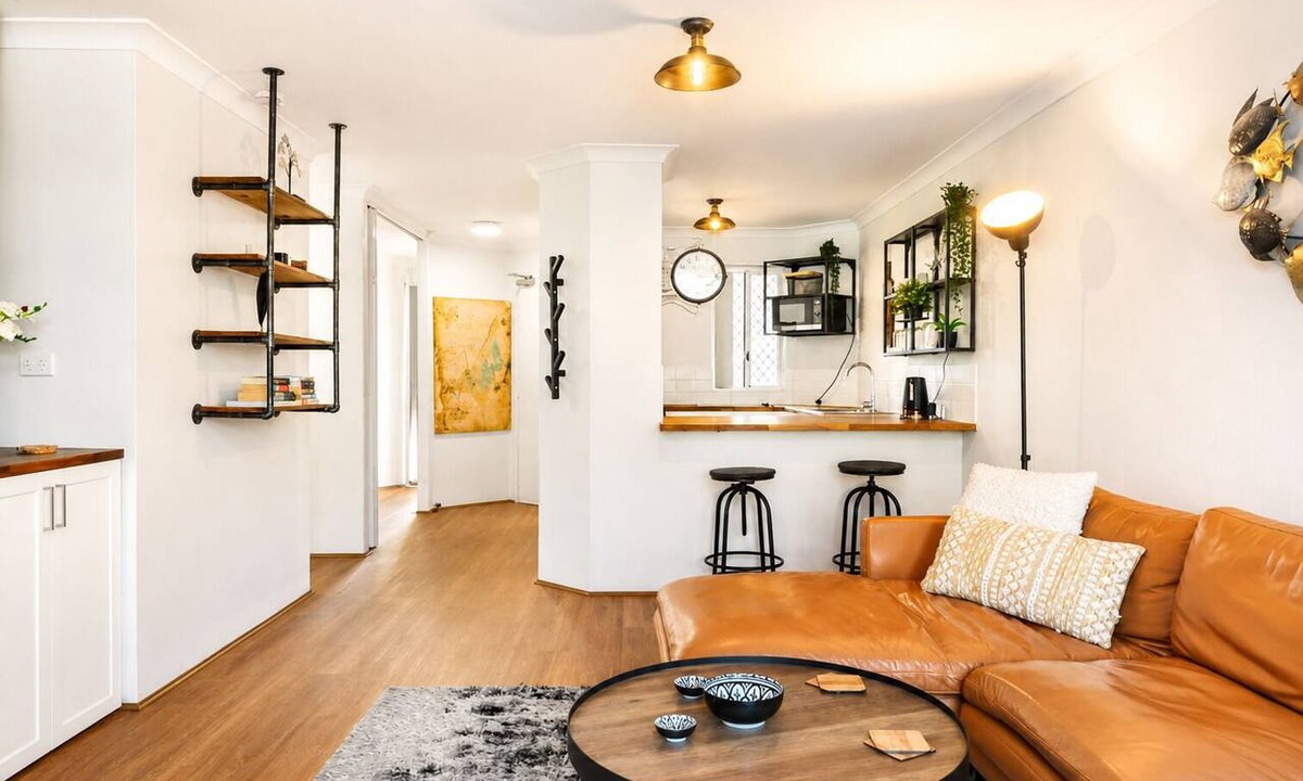 Fremantle Apartment | Welcome to Magical McAtee, a stylish resort-style apartment just 5 minutes from the heart of Fremantle. Relax by the sparkling pool, enjoy a luxurious king bed, free parking, fast Wi-Fi and a fully equipped kitchen. Perfect for couples, famil