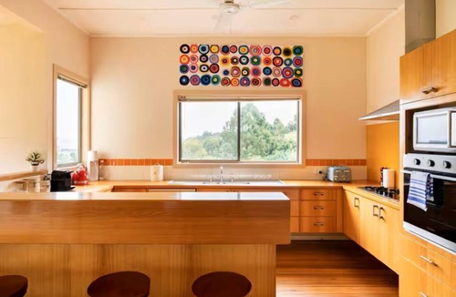 Skenes Creek North House | 27-Acre Off-Grid Retreat | Ocean Views + Waterfall