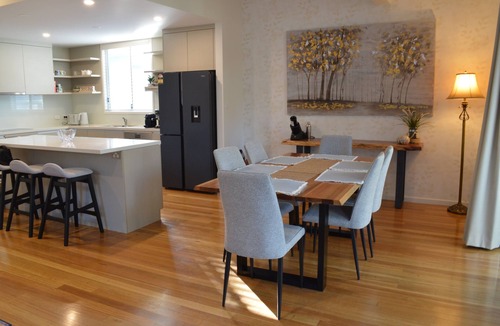 Callala Beach House | 3 Min to Beach: Coastal Sanctuary w/Heated Pool, Pizza Oven & Dog Friendly