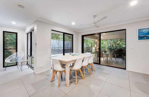Moffat Beach House | 4BR Pool Hideaway Near Beach