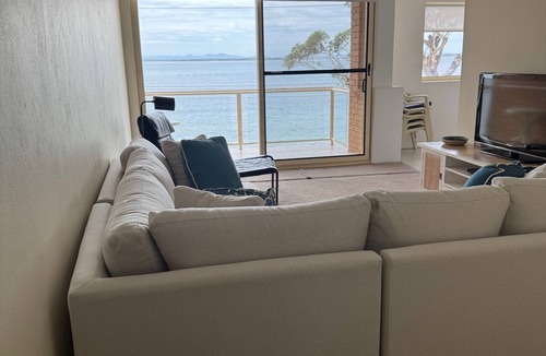 Shoal Bay Apartment | 8 South Pacific - Top Floor - Across the road from Shoal Bay Beach