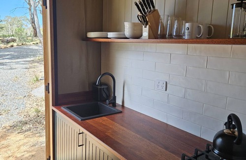 Running Stream RV Rental | Akuna Estate (Wombat) Adults Only Glamping
