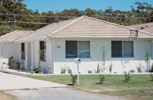 Shoal Bay House | Alma at Shoal Bay - luxury coastal style home close to the beach with a pool
