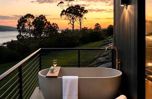 Akaroa House | Bambara - Luxury Beachfront Escape - Private Path