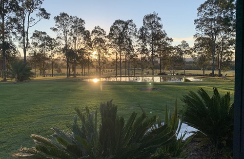 Nulkaba House | Bella Farm Hunter Valley. Rustic & Elegant Farmhouse with Outdoor Spa. Firepit.