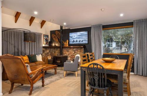 Thredbo House | Crackenback Castle free standing chalet with fire place