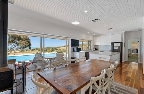 Waitpinga House | Encounter Blue Victor Harbor Retreat: Secluded Pool