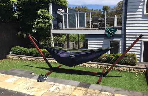 Sorrento House | Enjoy the pool, spa, trampoline, fire pit and short stroll to the Main Street.