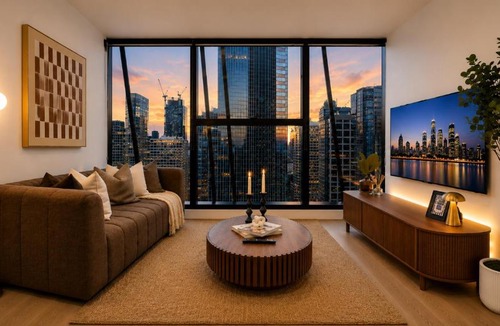 Melbourne Central Business District Apartment | Heart of Melb CBD -Luxe 2Bed 2Bath Collins St Apartment - Great Views