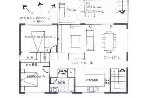 Gorokan House | LAKEFRONT - Stunning Clear Water View and Direct Access to water