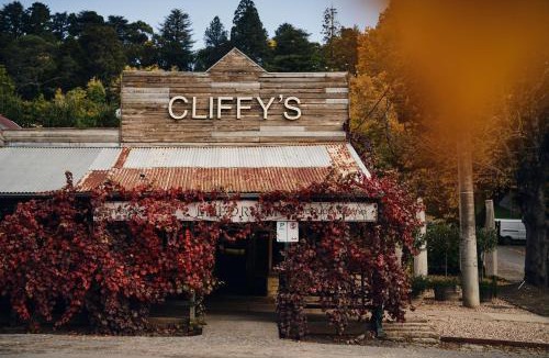 Hepburn Springs House | Lucini Cottage- wood fire and bush views