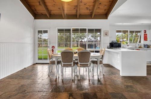 Lara House | Luxe Farmhouse Retreat with Solar Heated Pool and BBQ