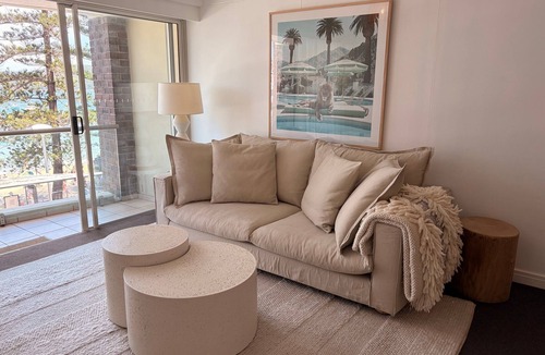 Manly Apartment | Luxe Manly Beachfront Apartment with Harbour Views & Free Parking