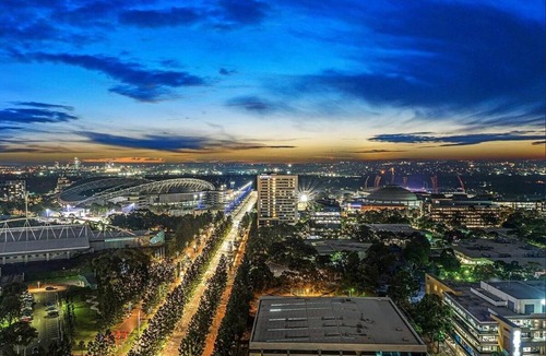 Lidcombe Apartment | Luxurious Pool View at Sydney Olympic Park
