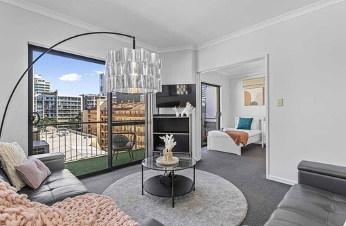East Perth Apartment | Modern Urban Escape: 2BR with South-Facing Balcony