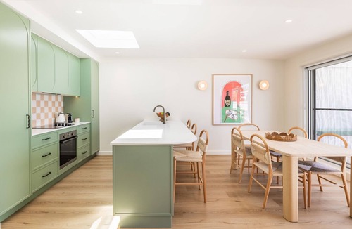 Fingal Bay Apartment | Ornos, 1-14 Market St - ducted air con, cot, highchair, Linen and Bed Making