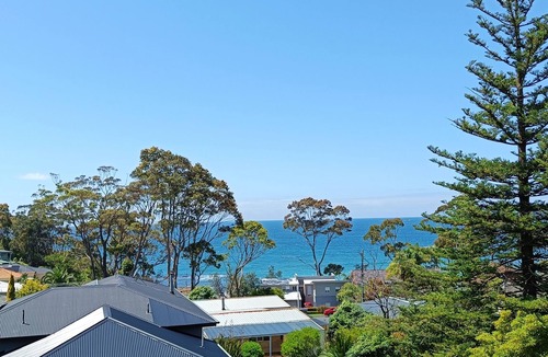 Denhams Beach House | Panoramic ocean views from Denhams Beach house - 4 minute walk to beach
