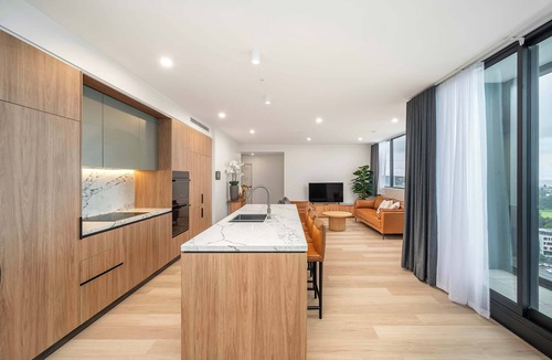 Newcastle West Apartment | Prestige 2BR Stay w/Ocean Views, Rooftop & Cinema