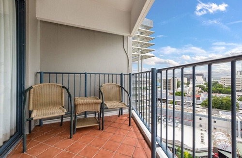 Darwin City Centre Apartment | Resort Style City View w/King Bed, Pool, Balcony