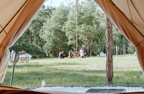 Tomerong RV Rental | Romantic Queen Bed Glamping Tent
