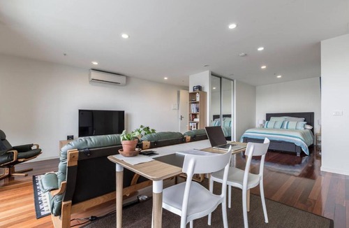 Brunswick Apartment | Spacious Studio with Balcony in Eclectic Brunswick