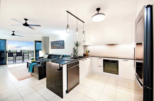 Cullen Bay Apartment | Sunset Penthouse Unique Panoramic Rooftop Retreat