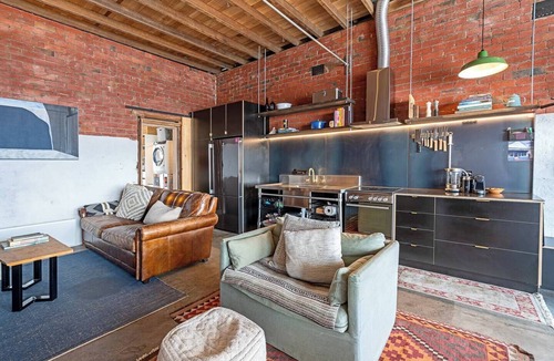Moonah Cottage | The Old Butcher Shop Industrial Escape with Sauna