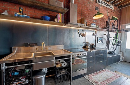Moonah Cottage | The Old Butcher Shop Industrial Escape with Sauna