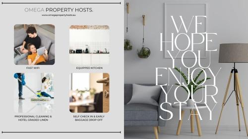 Parramatta CBD Apartment | The Viewpoint - Elegant 2BR Stay with Parking