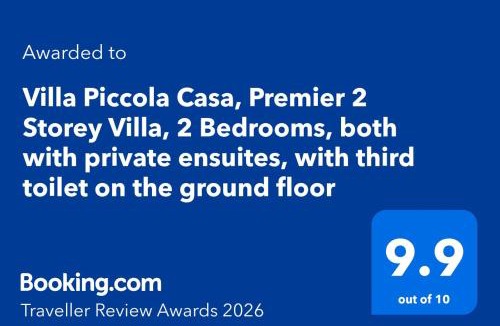 Pokolbin Villa | Villa Piccola Casa, Premier 2 Storey Villa, 2 Bedrooms, both with private ensuites, with third toilet on the ground floor