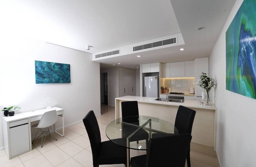 Darwin City Centre Apartment | Zen Golden Bay Harbour View Pool Balcony