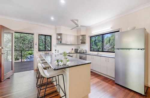 McMinns Lagoon House | Zen Pandanus Point: Pool - Backyard - Balcony