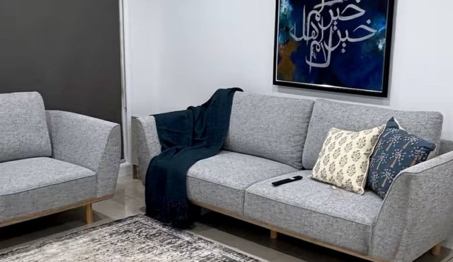 2-bedroom granny flat and open-plan kitchen