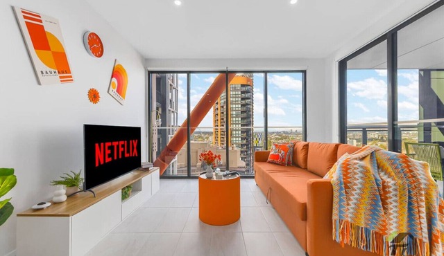 A cozy apartment in Parramatta with 2 bedrooms and 2 bathrooms