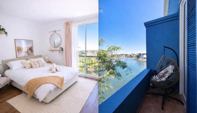 Apollo Stayz Waterview Bliss 5 | Luxury Canal, Pool, Spa, Jetty