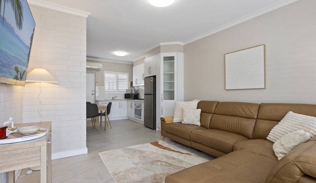 Bright 2-Bed Apartment Steps from Largs Bay Beach