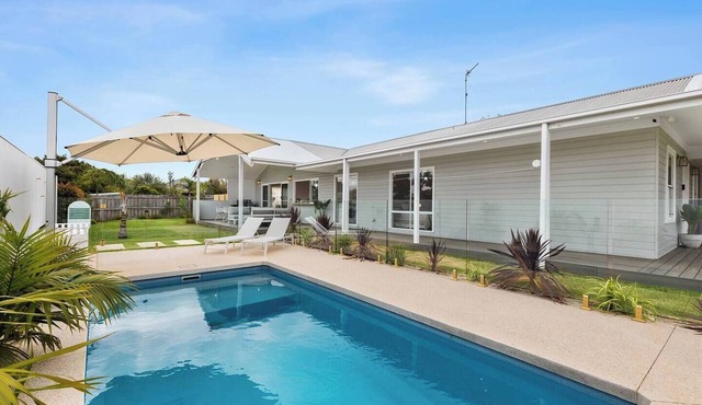 Coastal Retreat with Pool — Sleeps 10