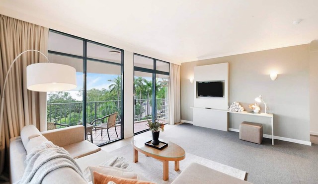 Corner Balcony Suite on the Esplanade with Pool