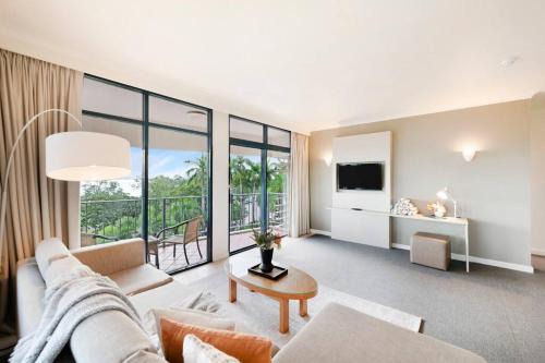Corner Balcony Suite on the Esplanade with Pool